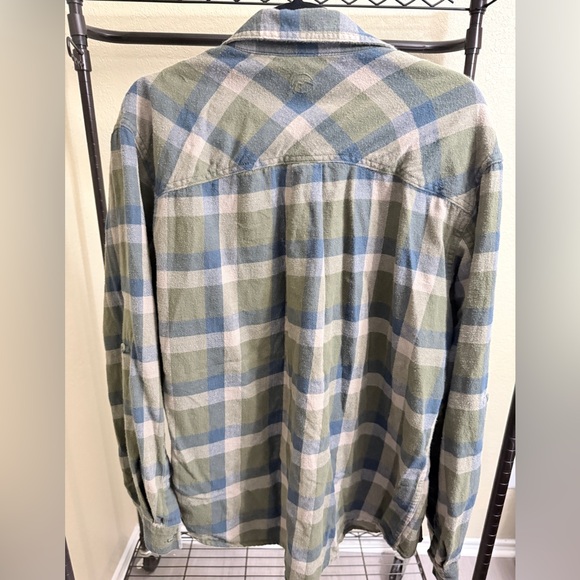 Magellan Outdoors Casual Plaid Shirt - Green and Blue - Picture 3 of 3